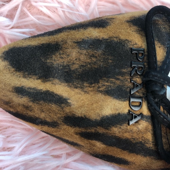 Prada Leopard Print Flats - Picture 6 of 11